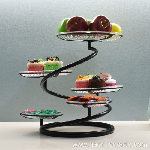 wrought iron fruit living room afternoon tea tray